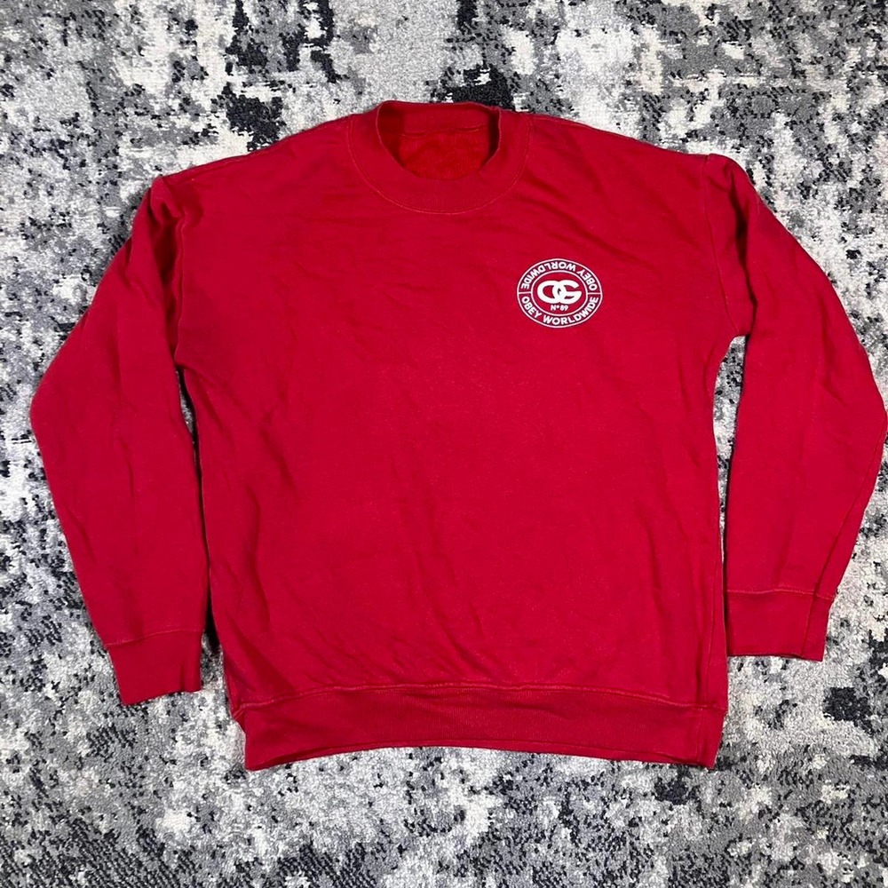 Vintage 90s‎ OBEY skater Crewneck sweater